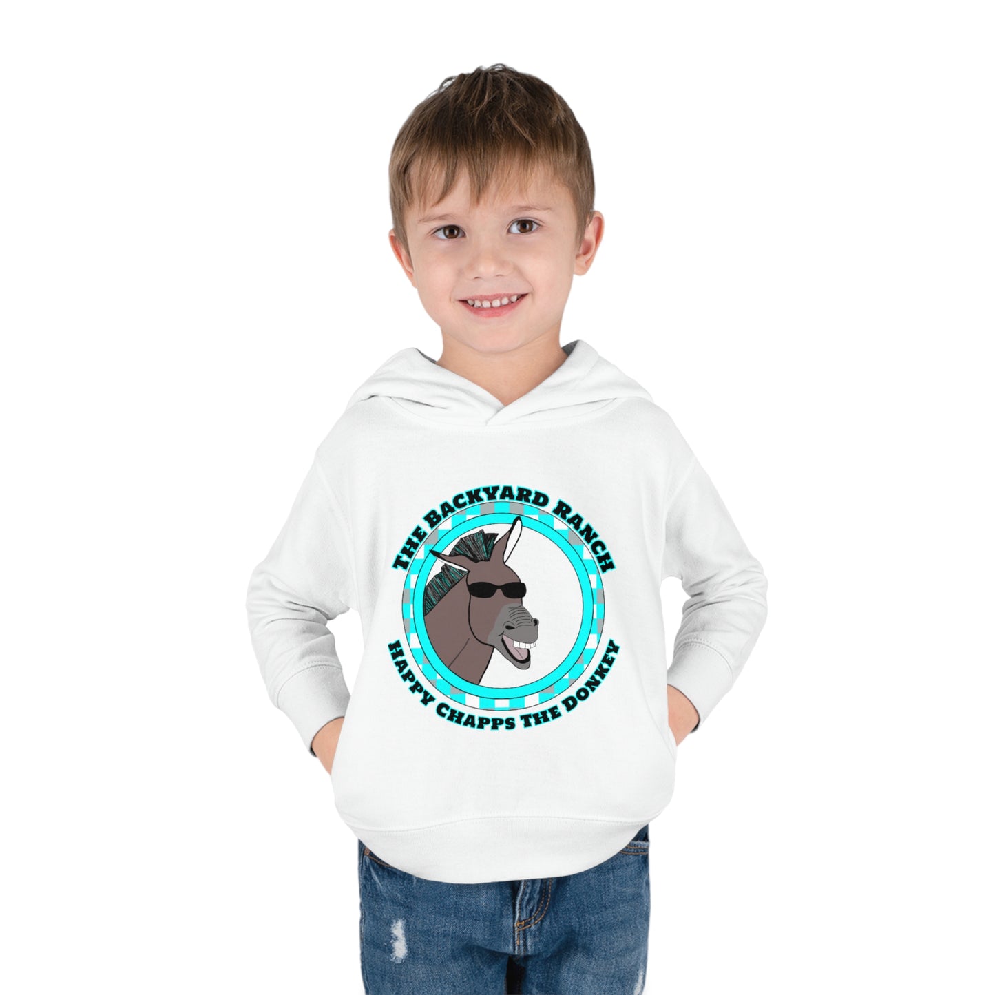 Happy Chapps The Donkey  Toddler Pullover Fleece Hoodie