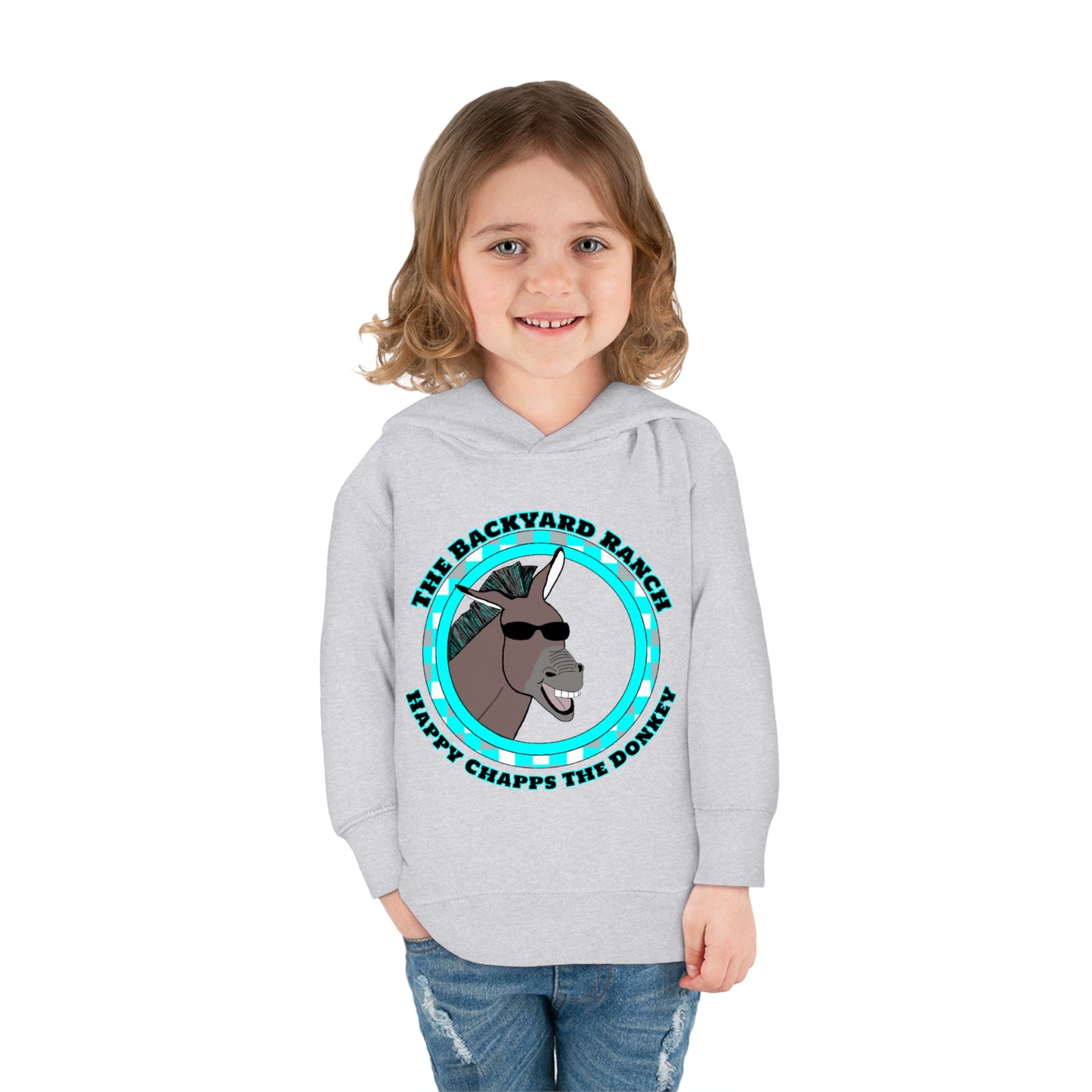 Happy Chapps The Donkey  Toddler Pullover Fleece Hoodie