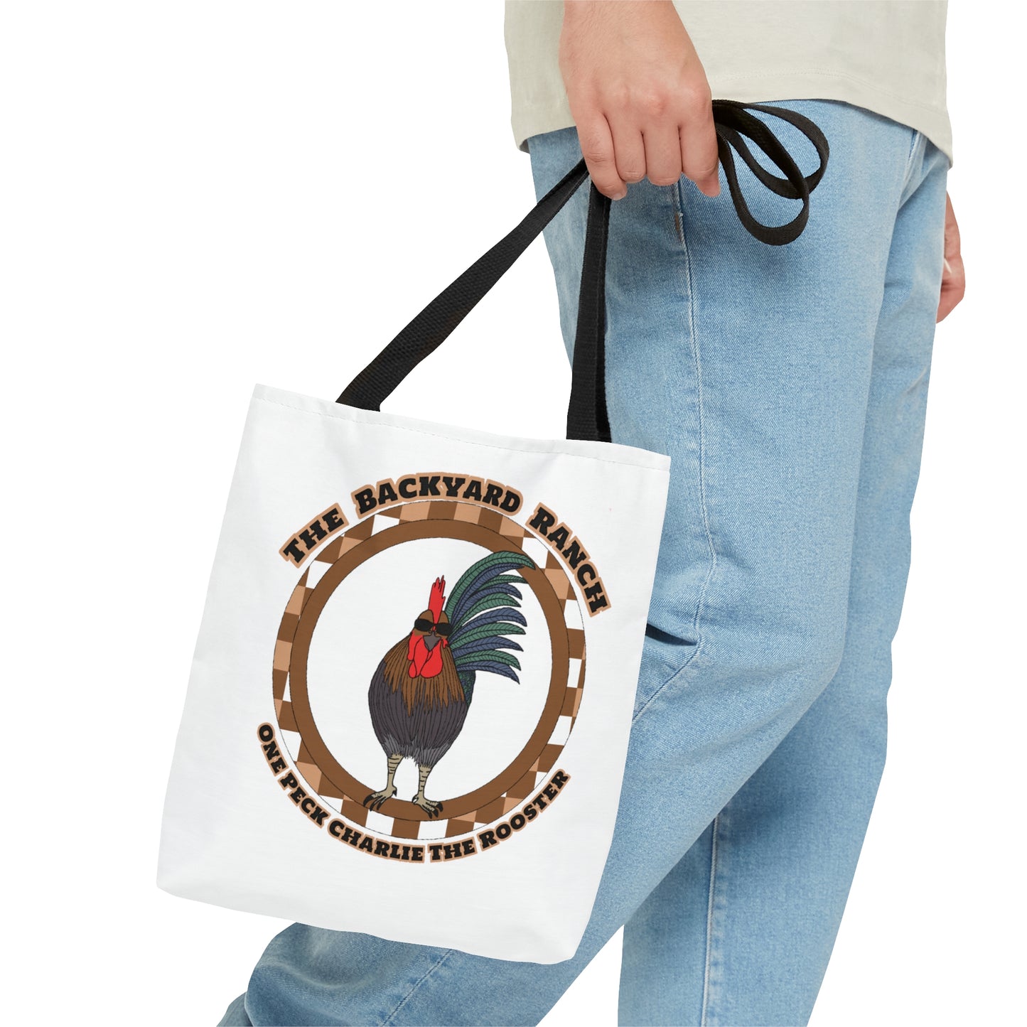 One Peck Charlie The Rooster Tote Bag