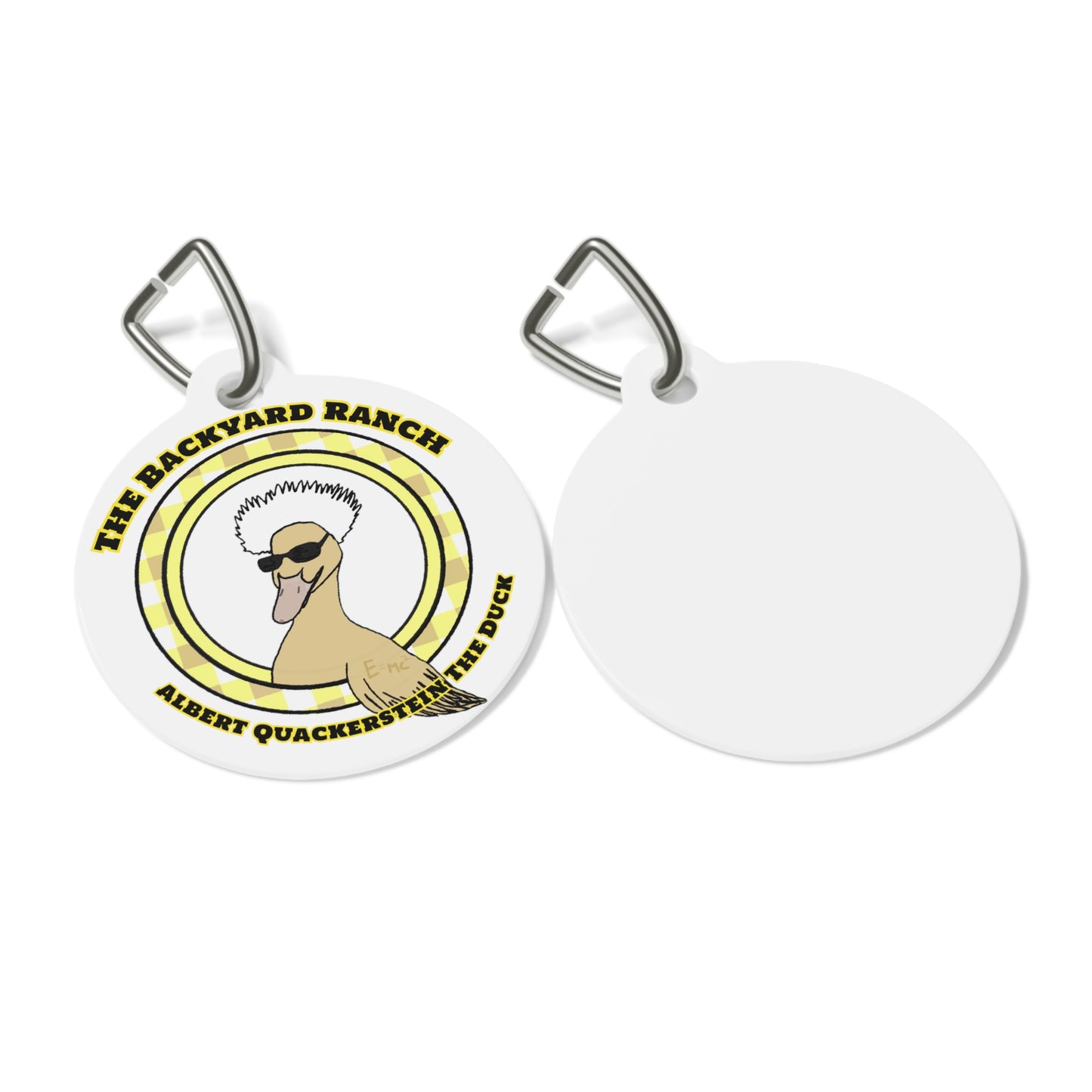 Albert Quackstein The Duck  Pet Tag