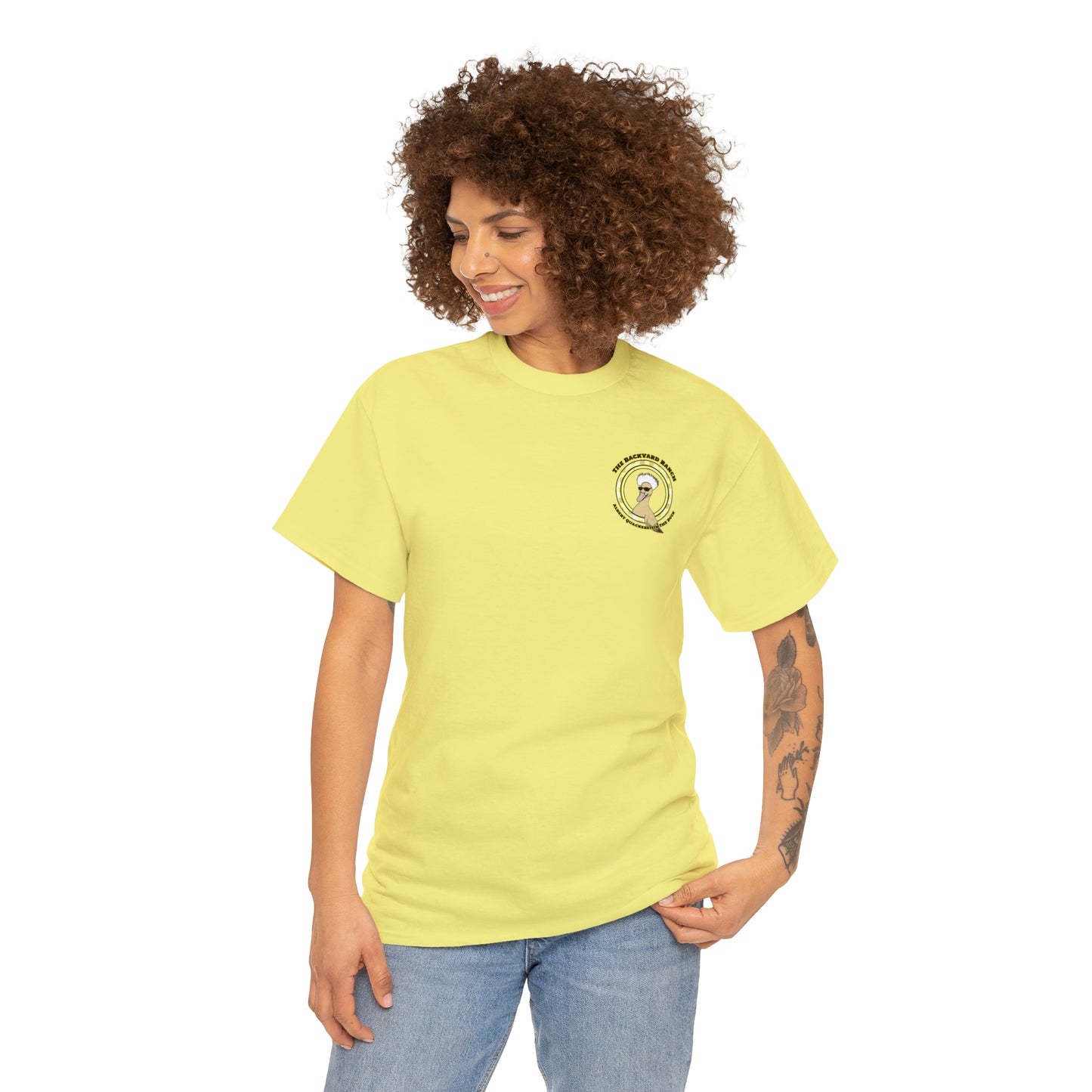 Albert Quackerstein The Duck Unisex Heavy Cotton Tee