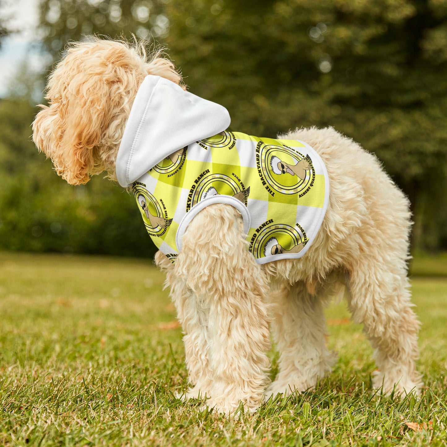 Albert Quackerstein The Duck  Dog Hoodie