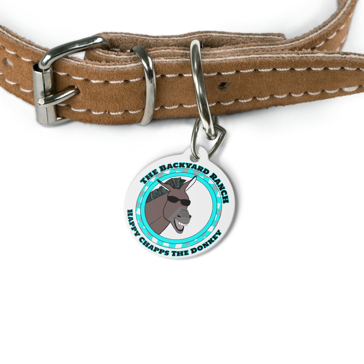 Happy Chapps The Donkey  Pet Tag