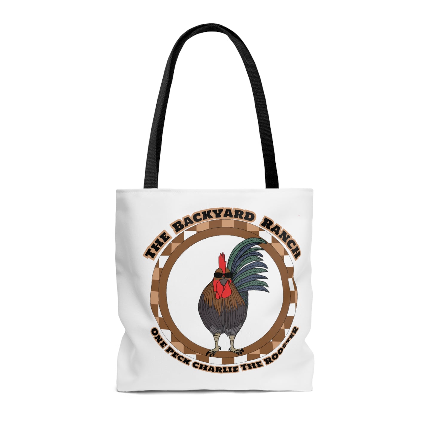 One Peck Charlie The Rooster Tote Bag