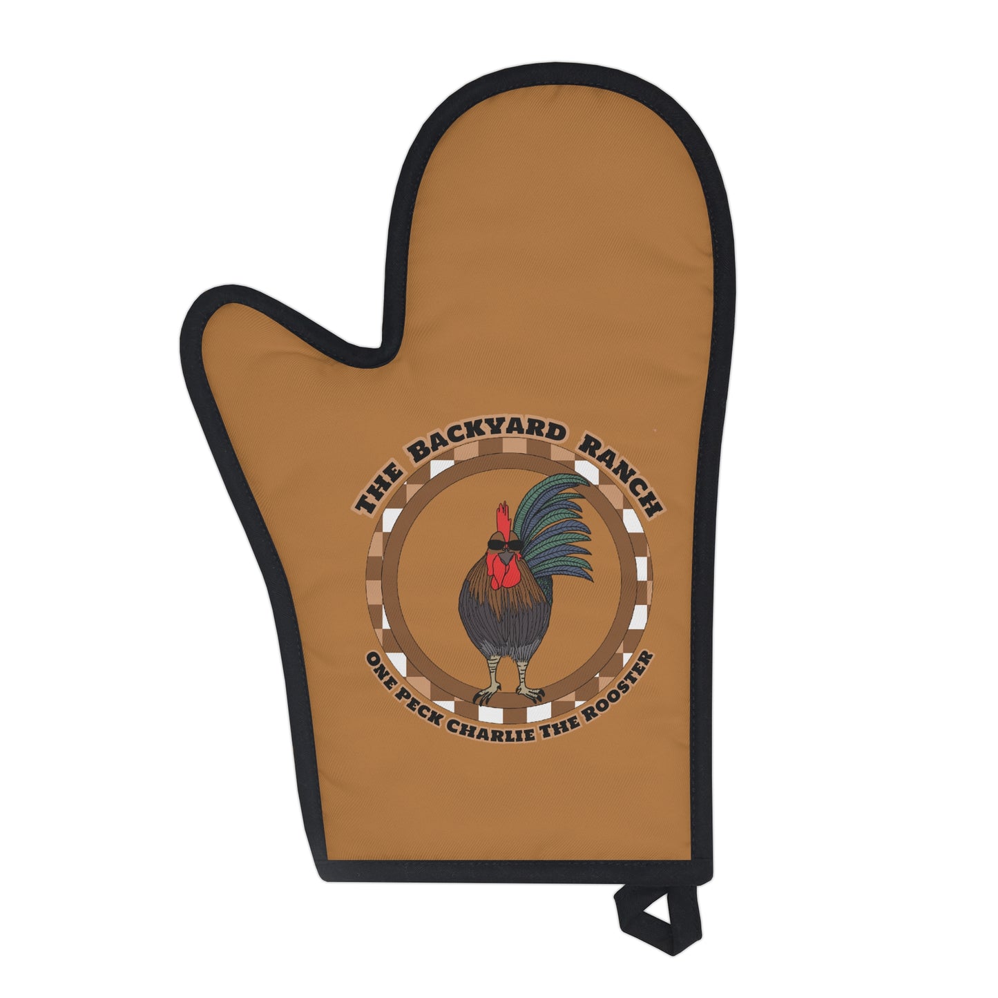 One Peck Charlie The Rooster Oven Glove