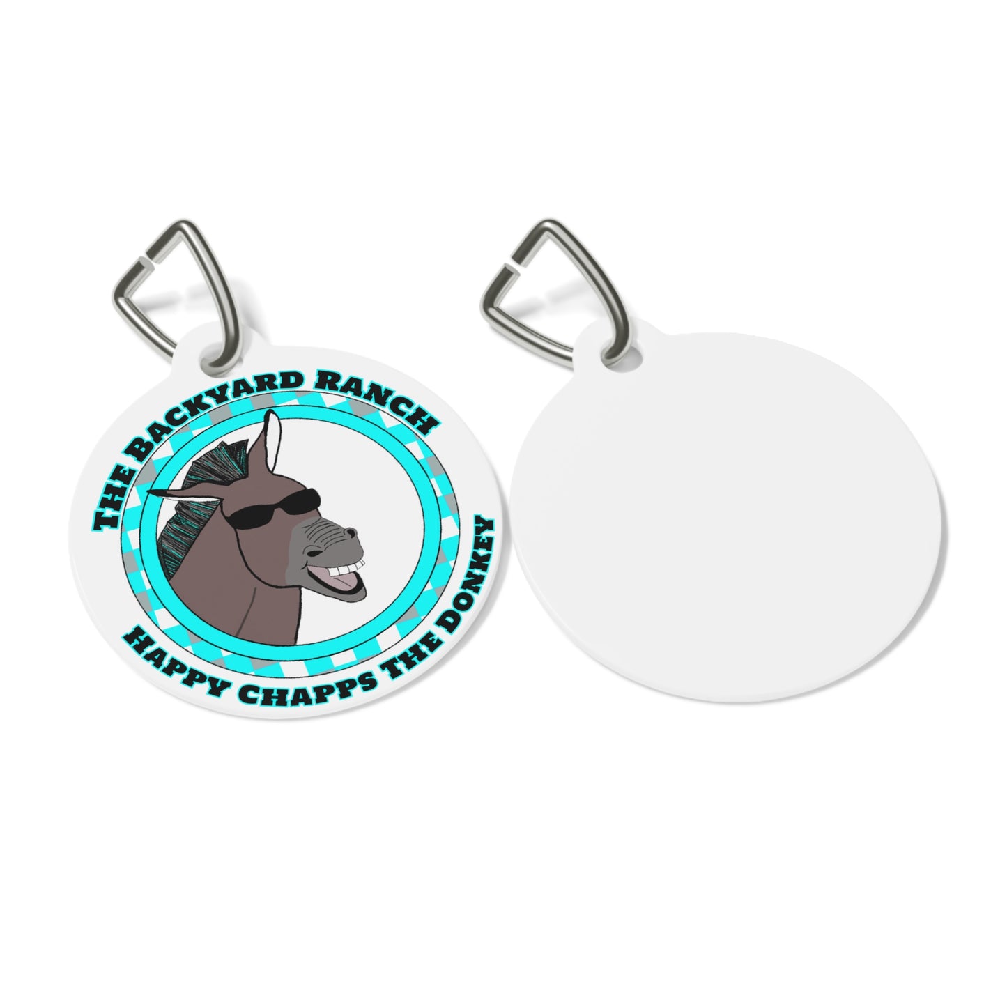 Happy Chapps The Donkey  Pet Tag