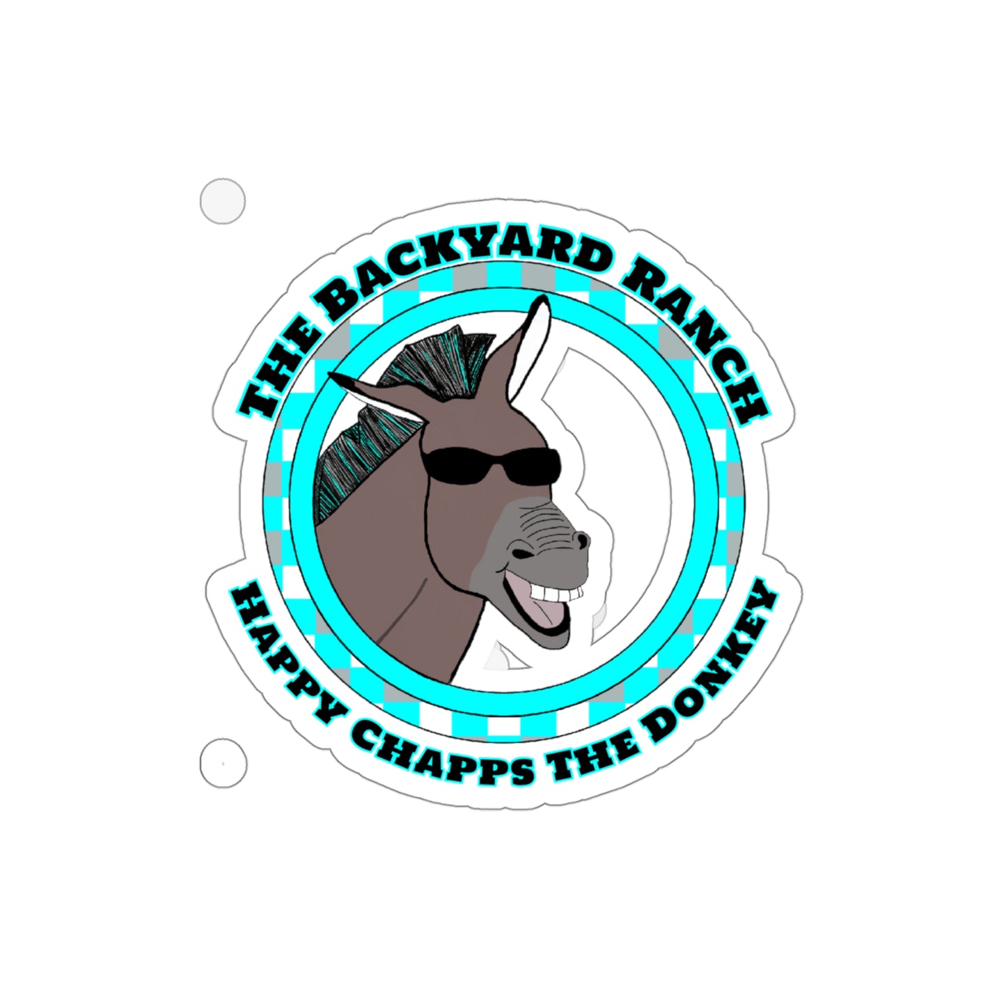 Happy Chapps The Donkey Die-Cut Stickers