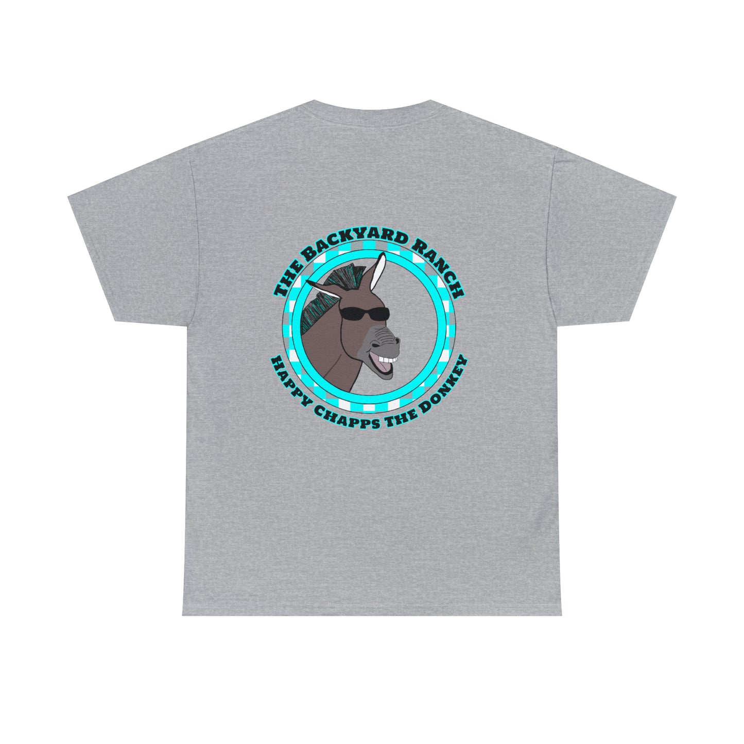 Happy Chapps The Donkey  Unisex Heavy Cotton Tee