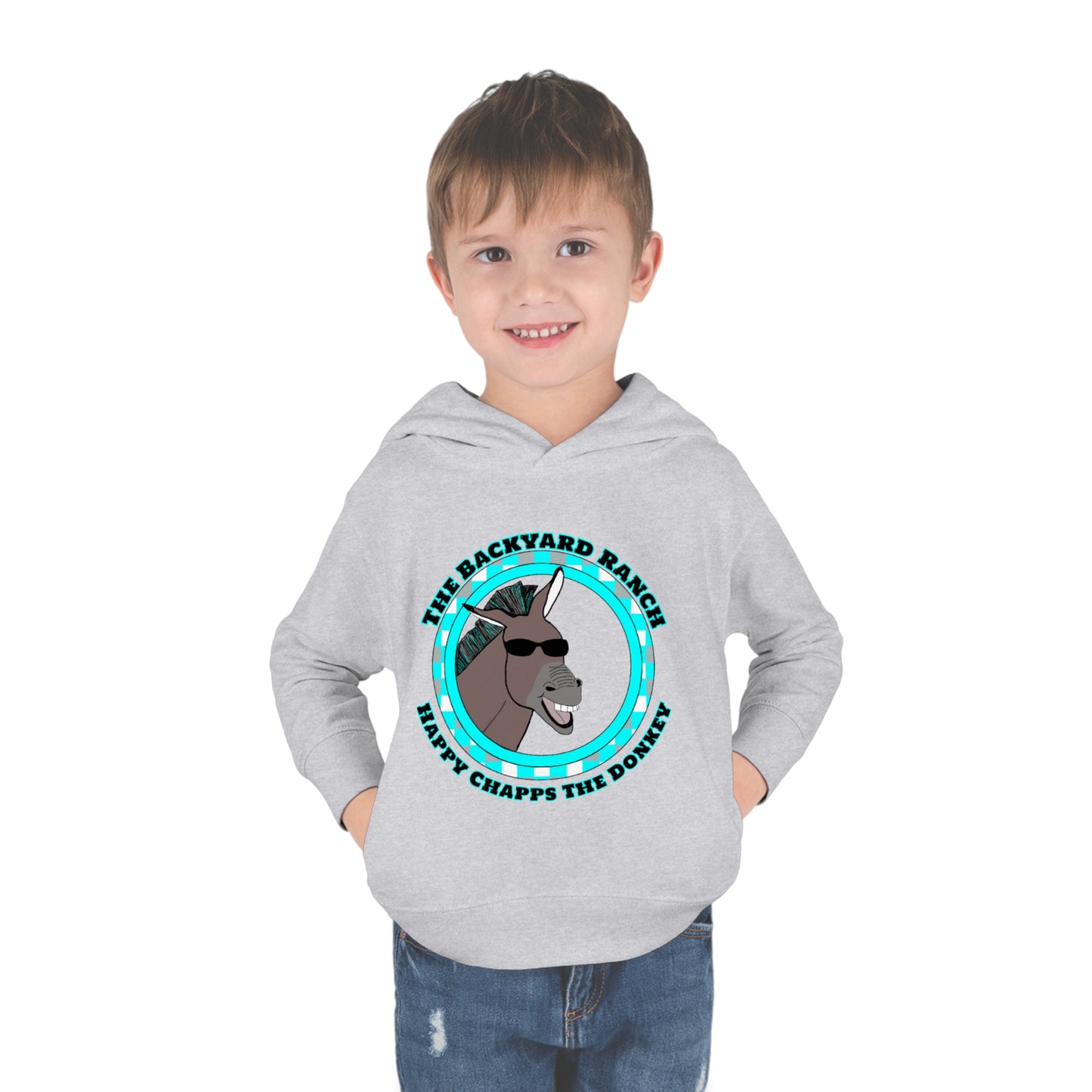 Happy Chapps The Donkey  Toddler Pullover Fleece Hoodie