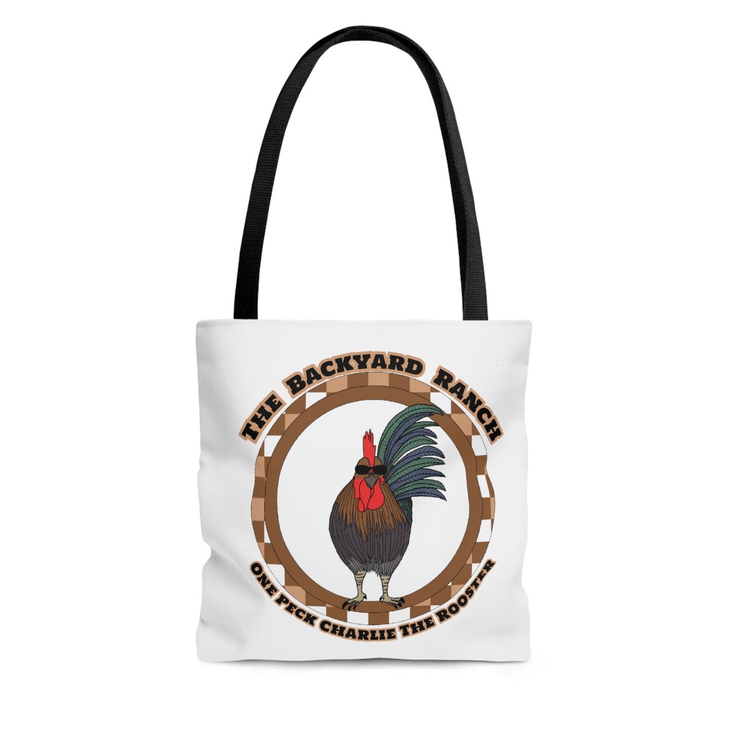 One Peck Charlie The Rooster Tote Bag