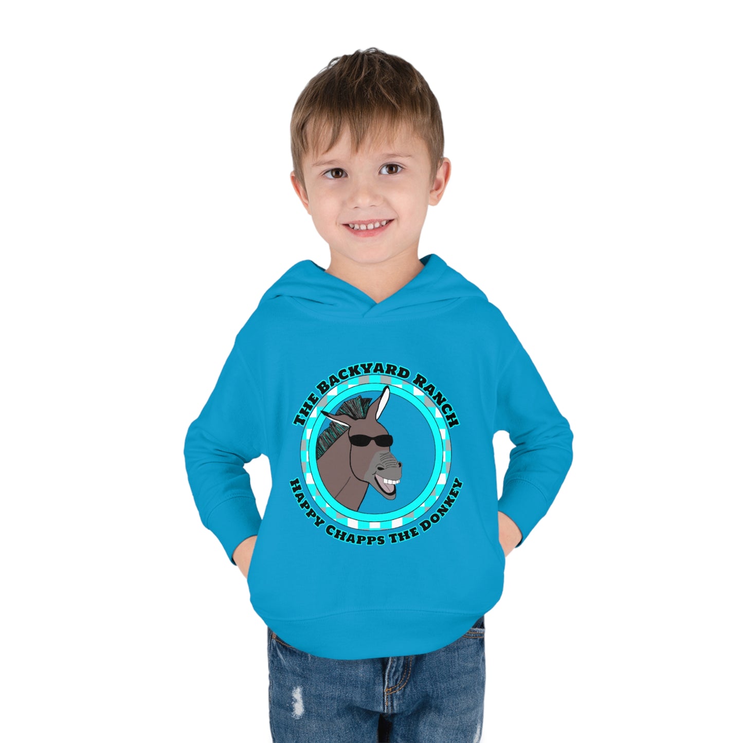 Happy Chapps The Donkey  Toddler Pullover Fleece Hoodie