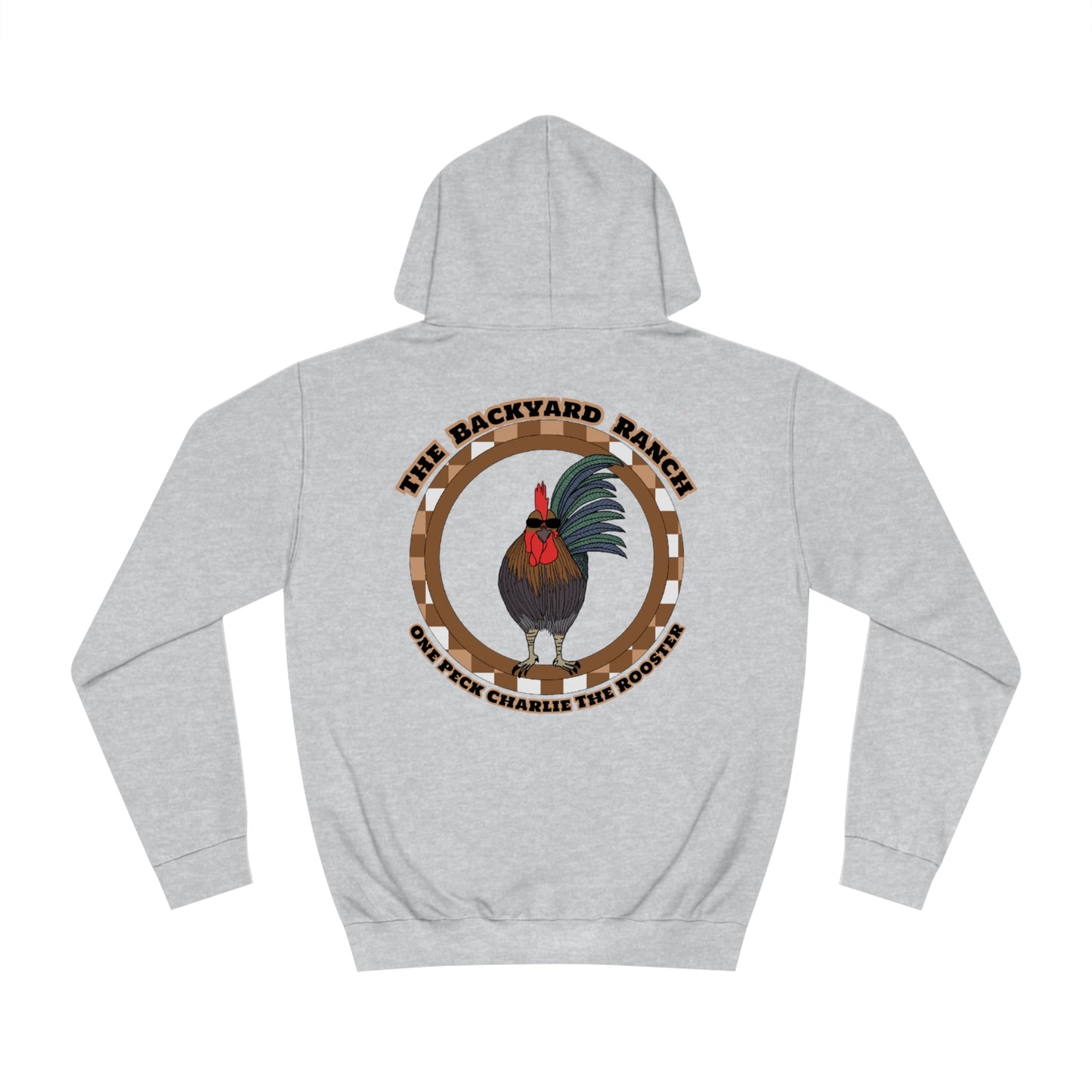 One Peck Charlie The Rooster Unisex College Hoodie