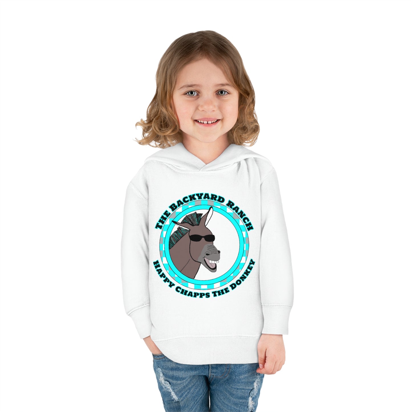 Happy Chapps The Donkey  Toddler Pullover Fleece Hoodie