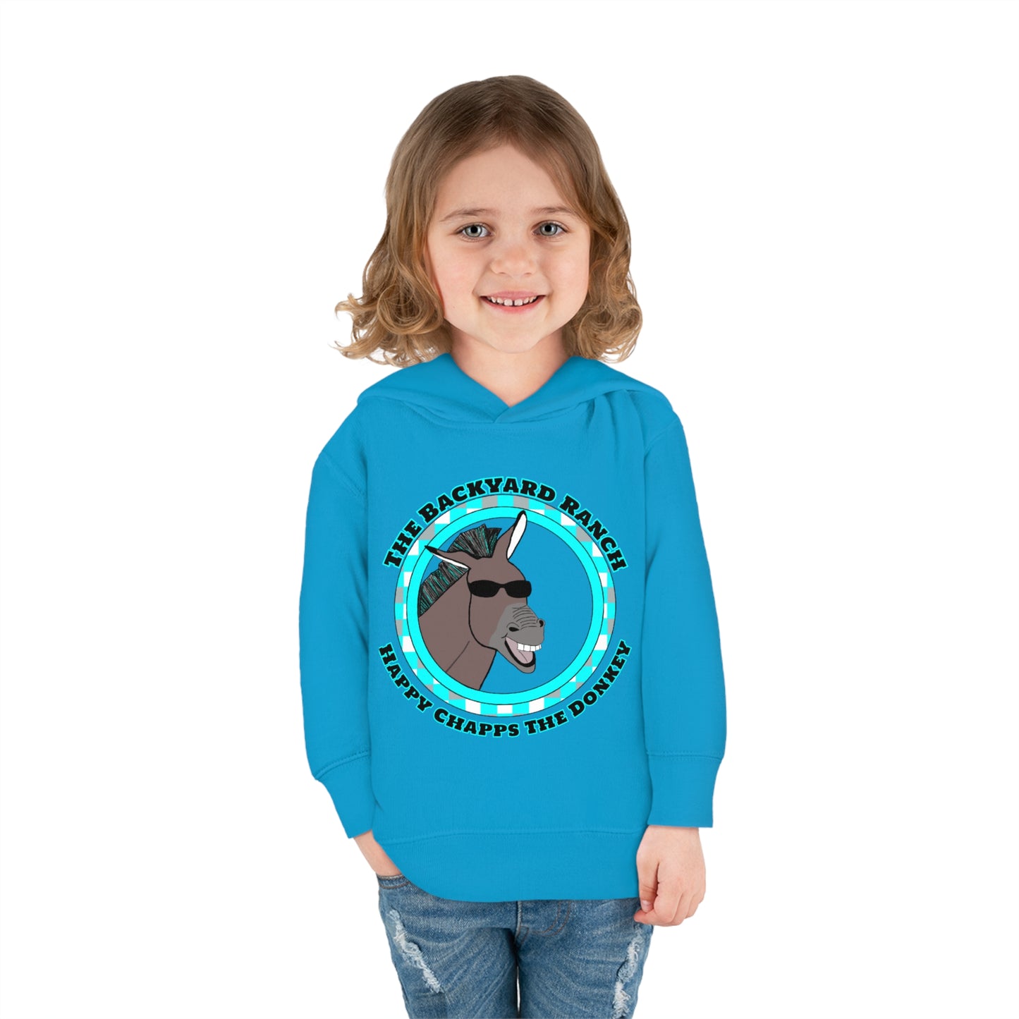 Happy Chapps The Donkey  Toddler Pullover Fleece Hoodie