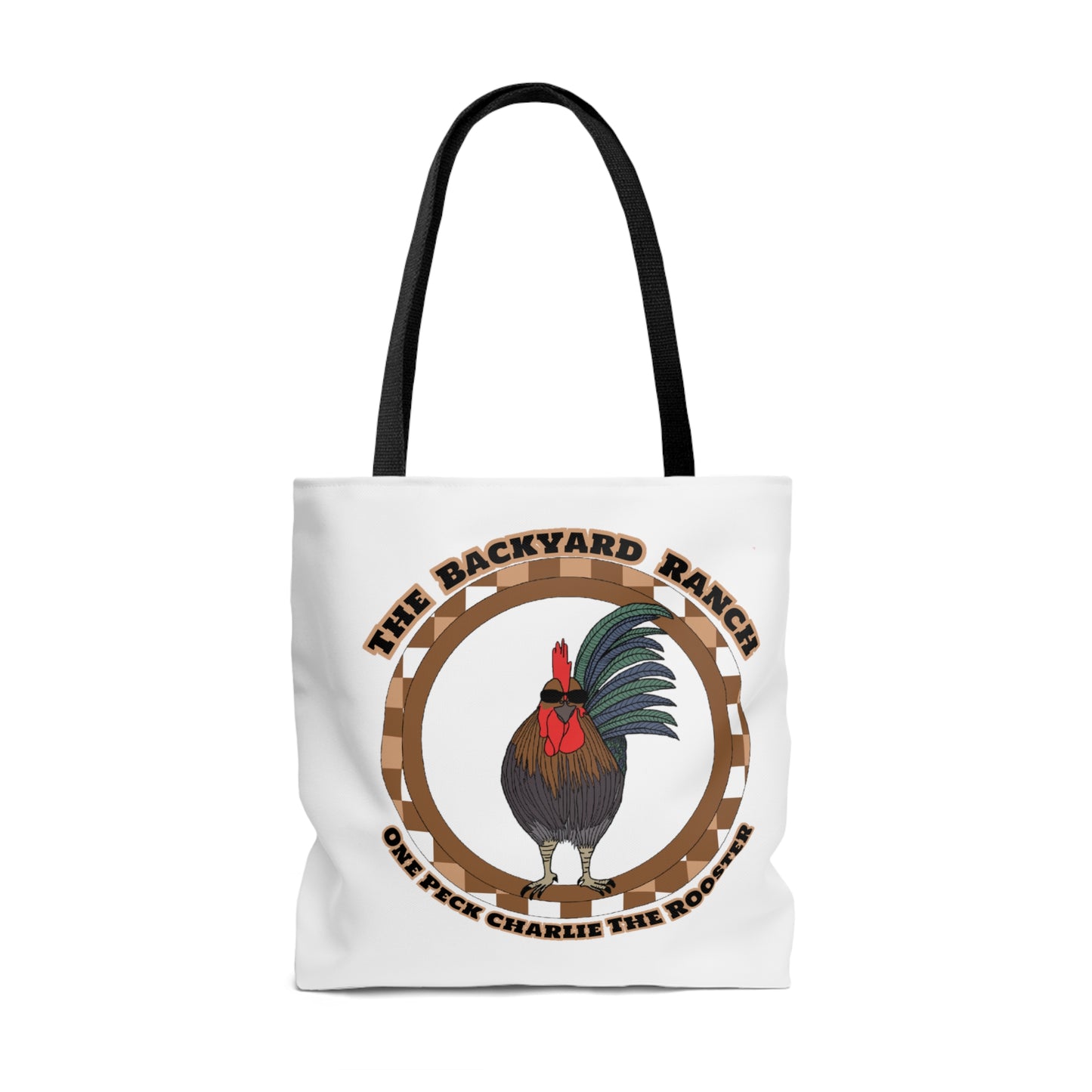 One Peck Charlie The Rooster Tote Bag