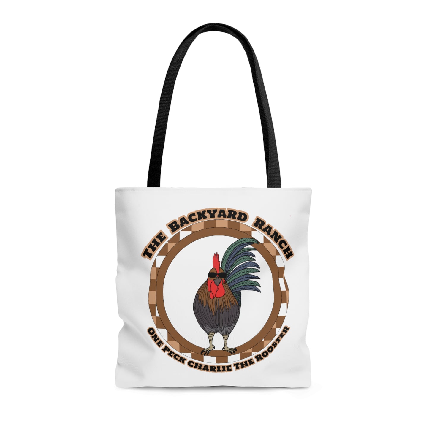 One Peck Charlie The Rooster Tote Bag