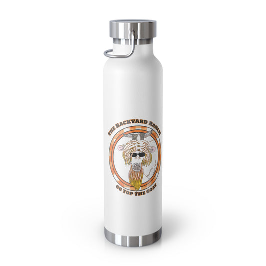 GG Top The Goat   Copper Vacuum Insulated Bottle, 22oz