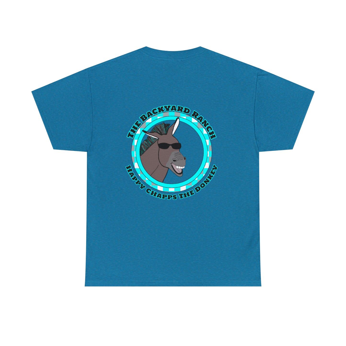 Happy Chapps The Donkey  Unisex Heavy Cotton Tee