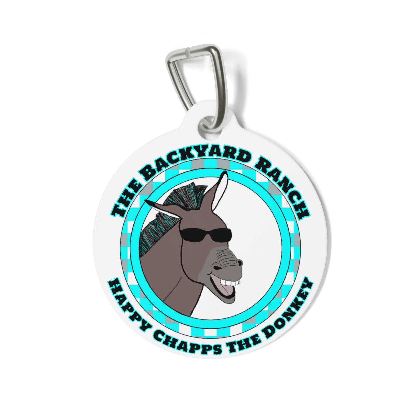 Happy Chapps The Donkey  Pet Tag