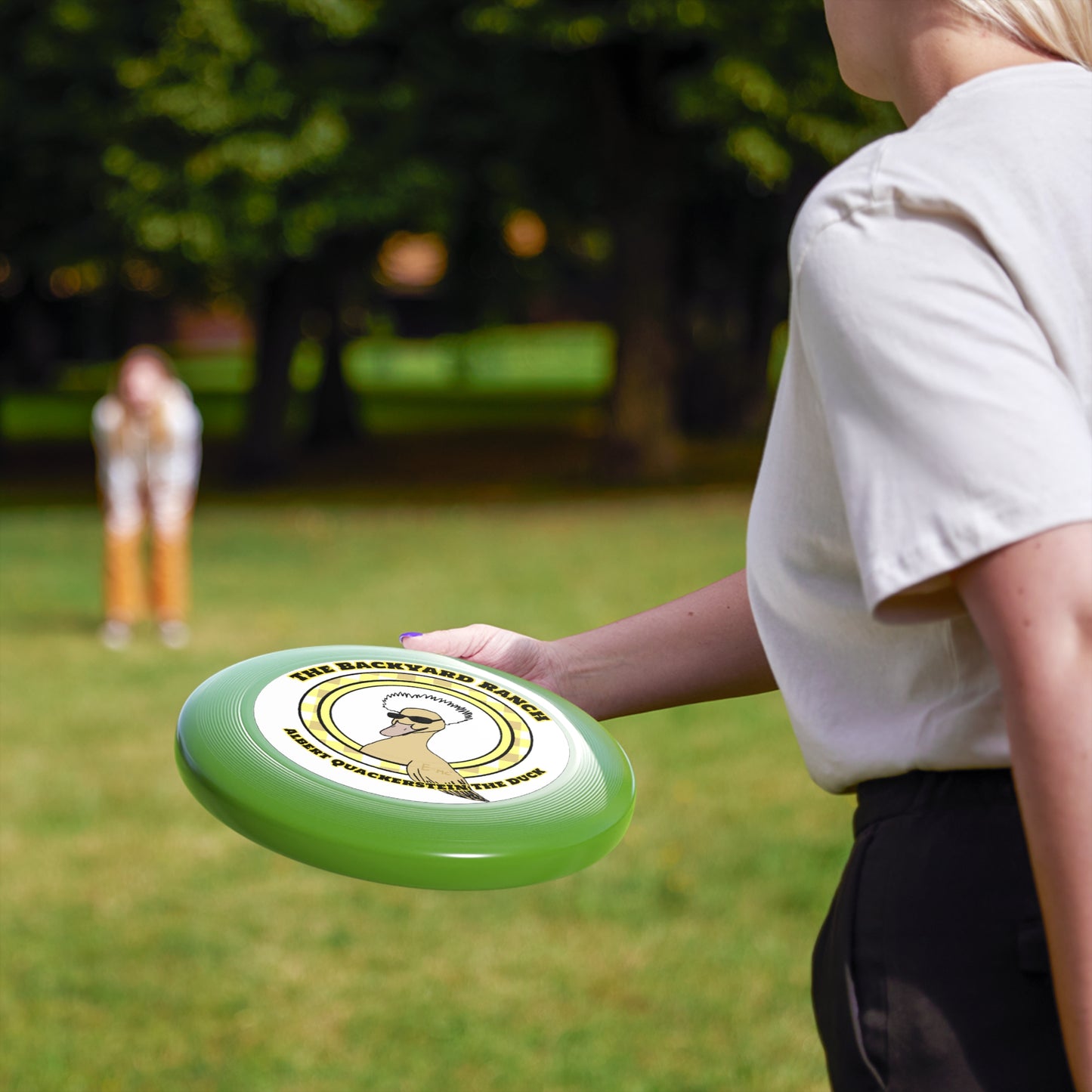 Albert Quackerstein The Duck Wham-O Frisbee