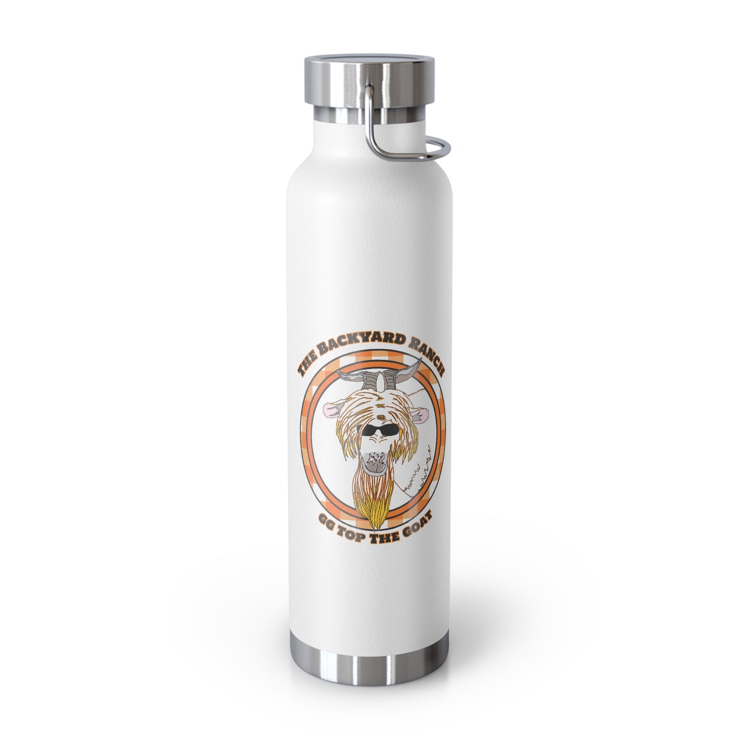 GG Top The Goat   Copper Vacuum Insulated Bottle, 22oz