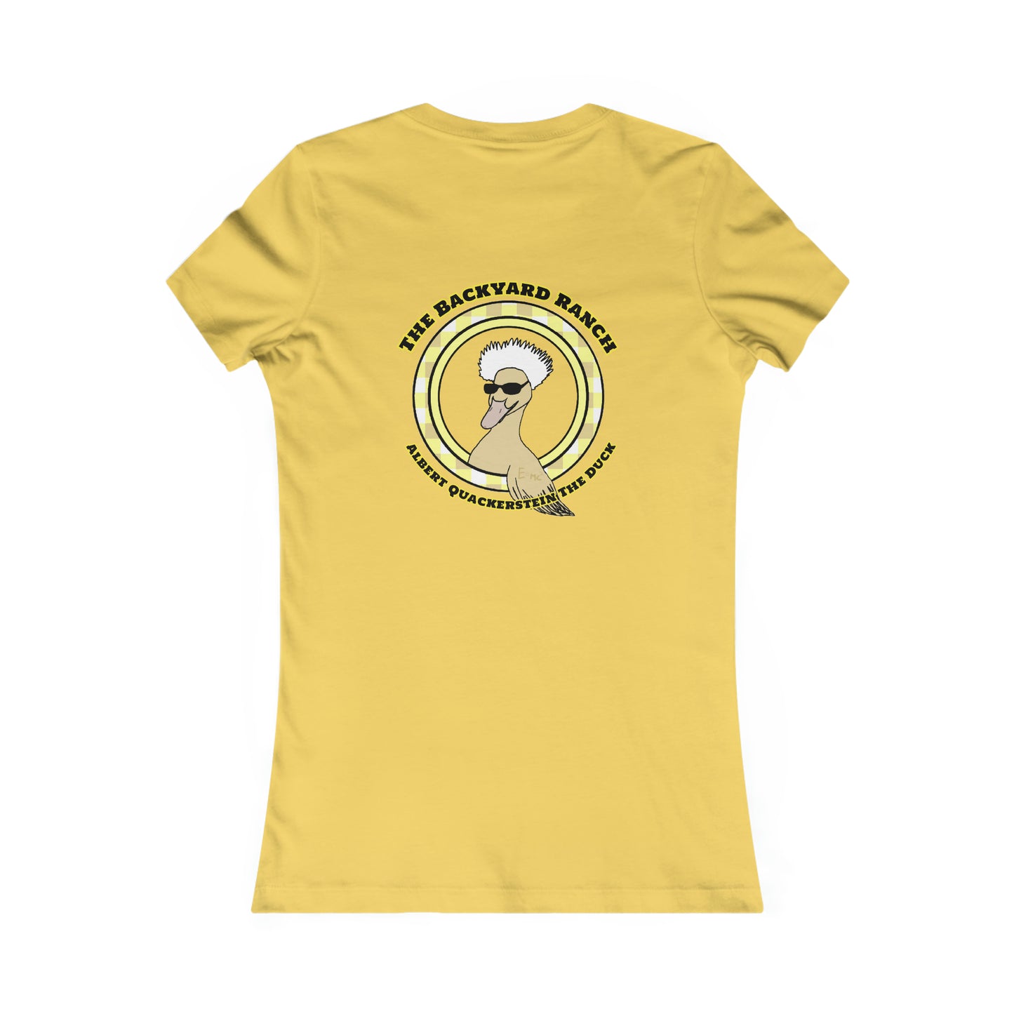 Albert Quackerstein The Duck  Women's Favorite Tee