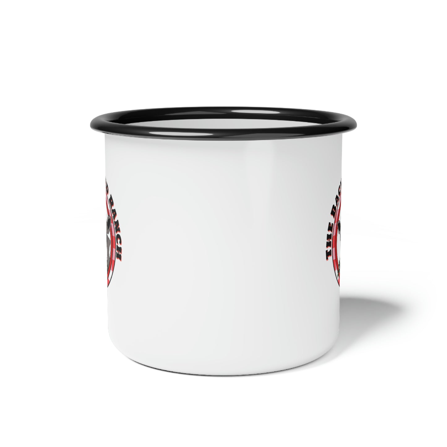 Annabelle The Cow Enamel Camp Cup