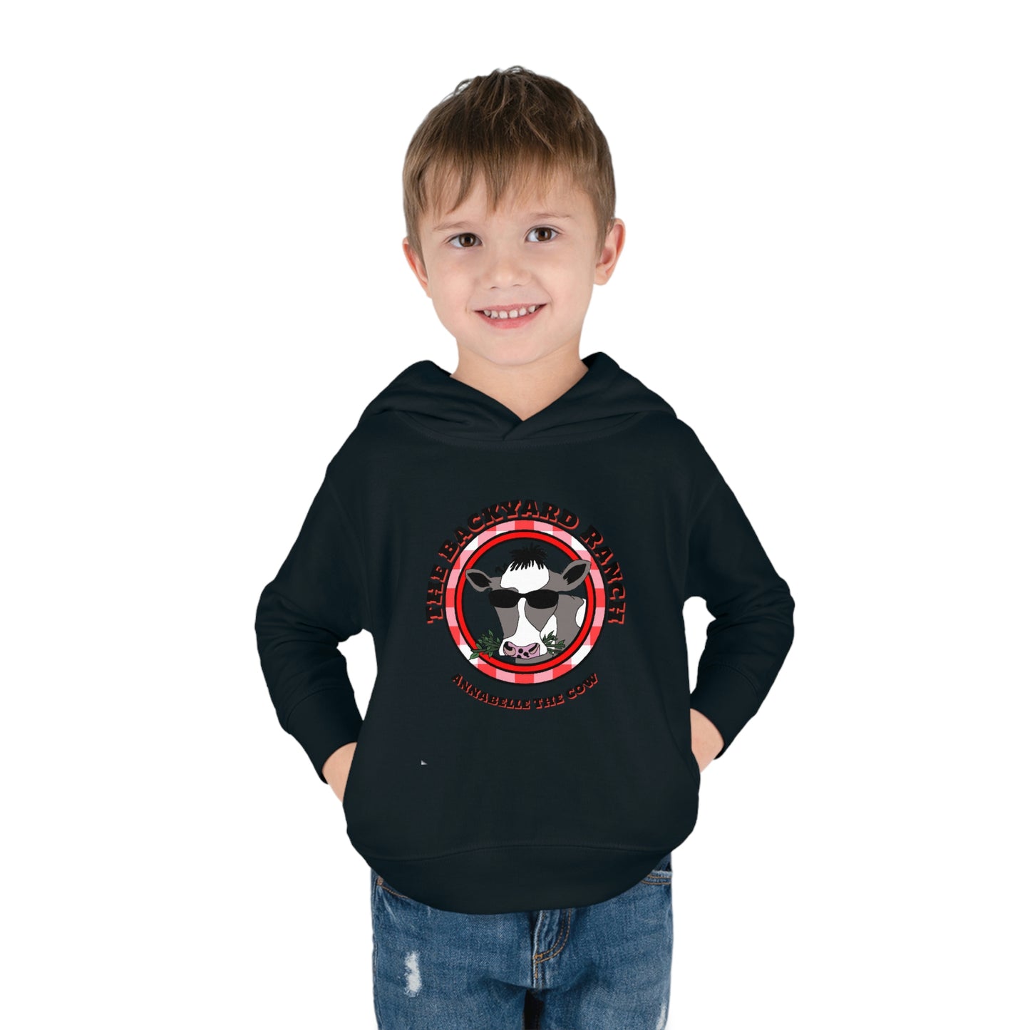 Annabelle The Cow Toddler Pullover Fleece Hoodie