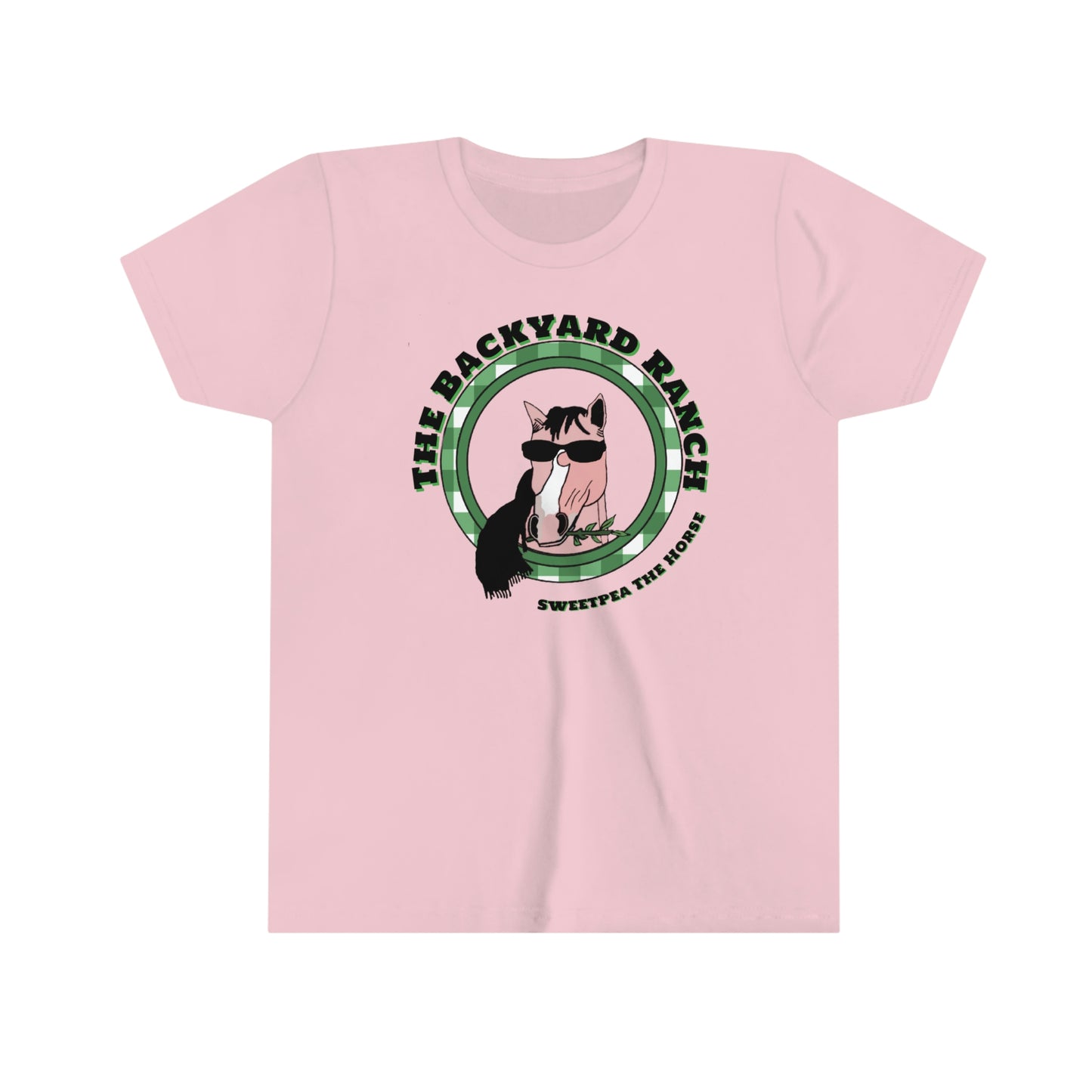 Sweet Pea The Horse  Youth Short Sleeve Tee