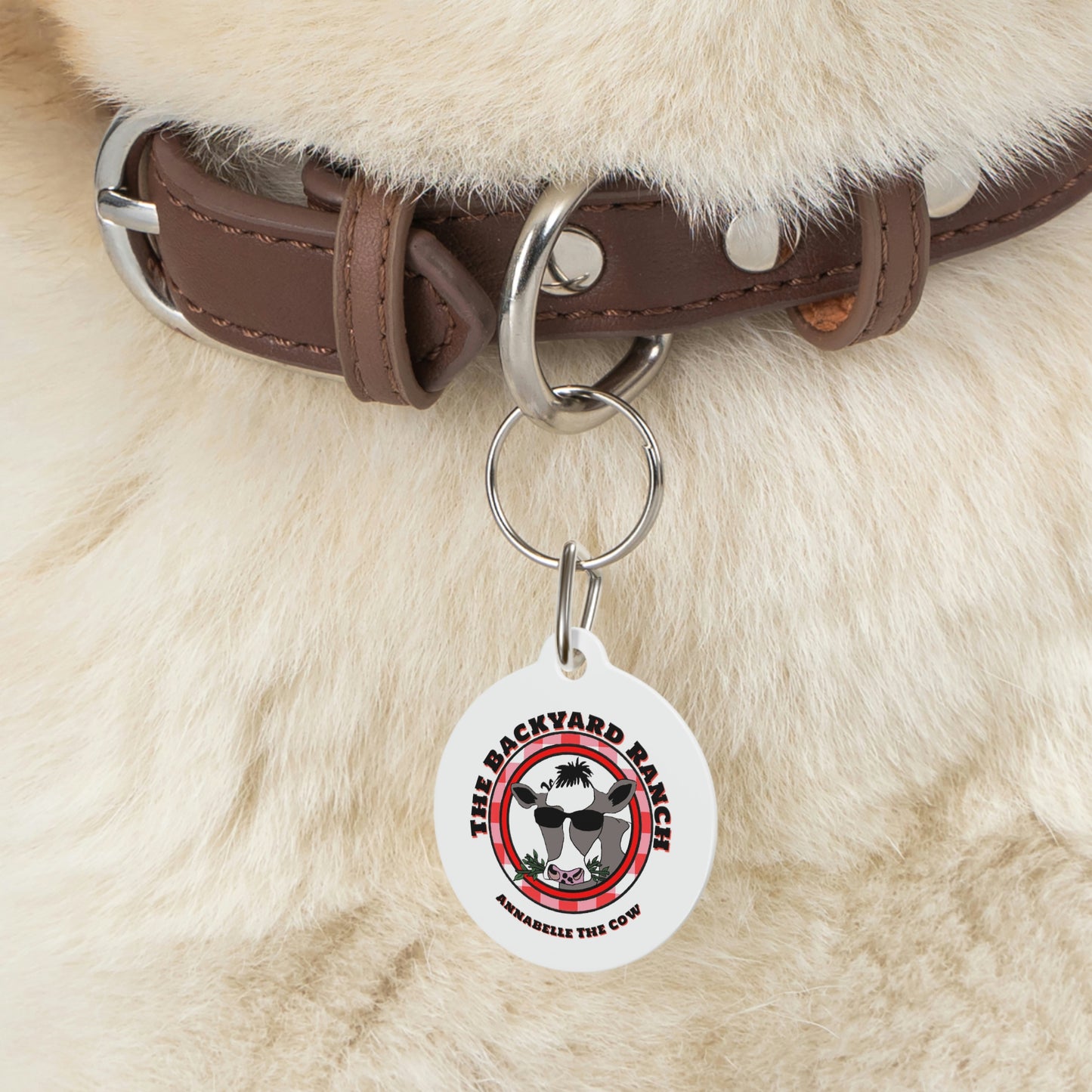 Annabelle The Cow  Pet Tag