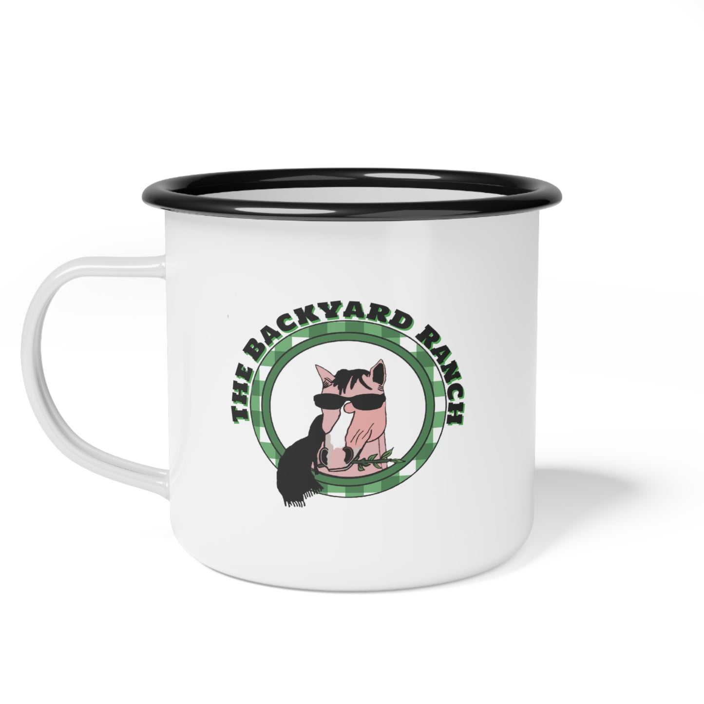 Sweet Pea The Horse  Enamel Camp Cup