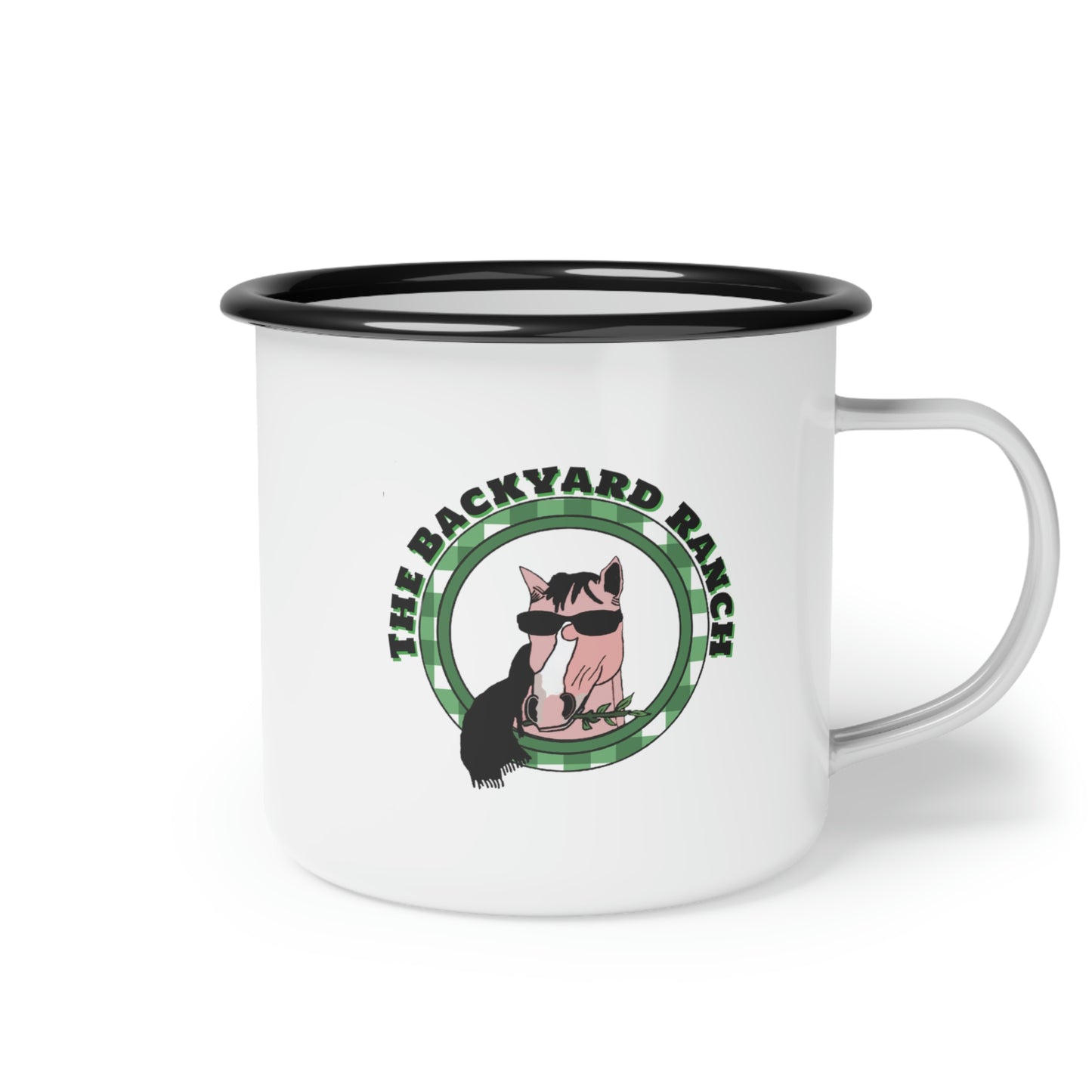 Sweet Pea The Horse  Enamel Camp Cup