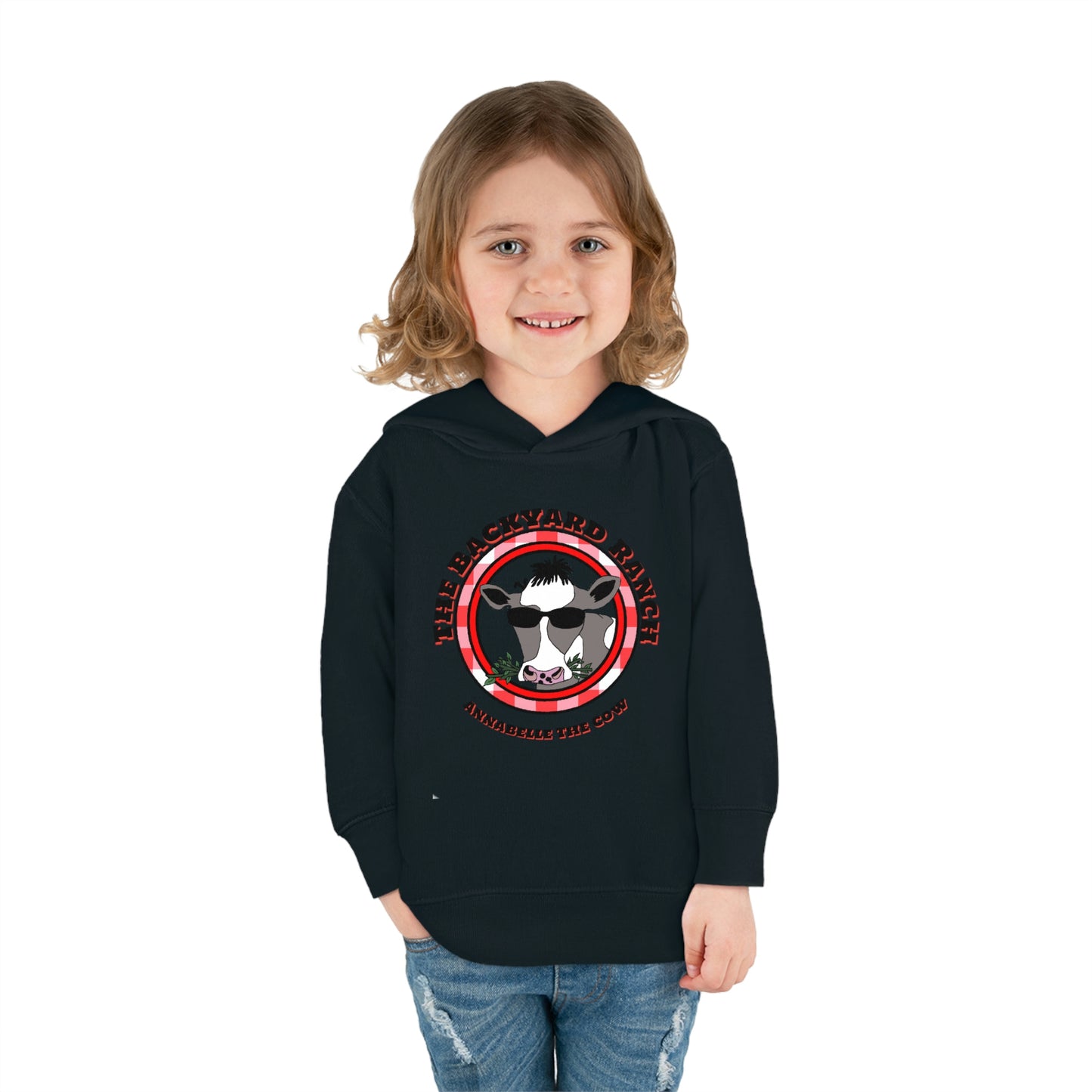 Annabelle The Cow Toddler Pullover Fleece Hoodie