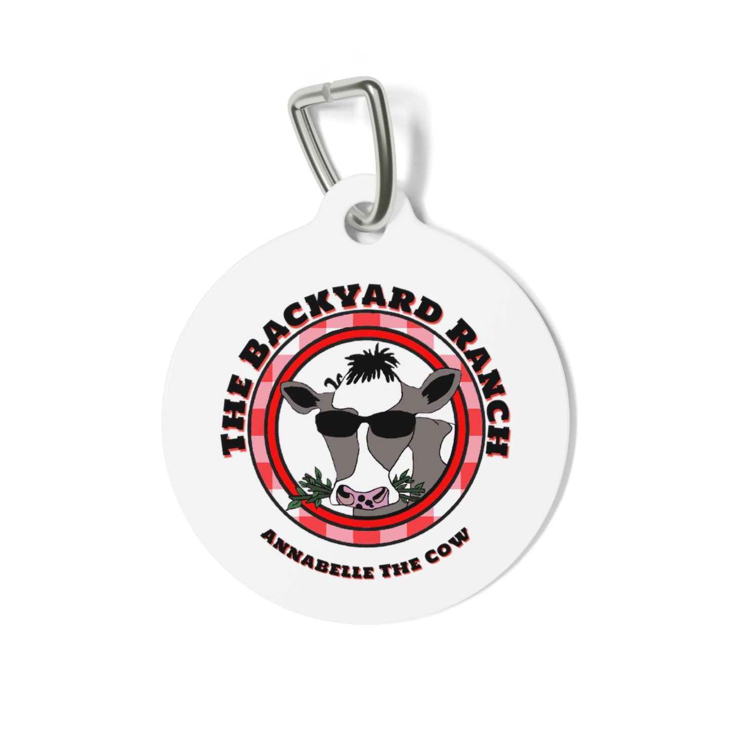 Annabelle The Cow  Pet Tag