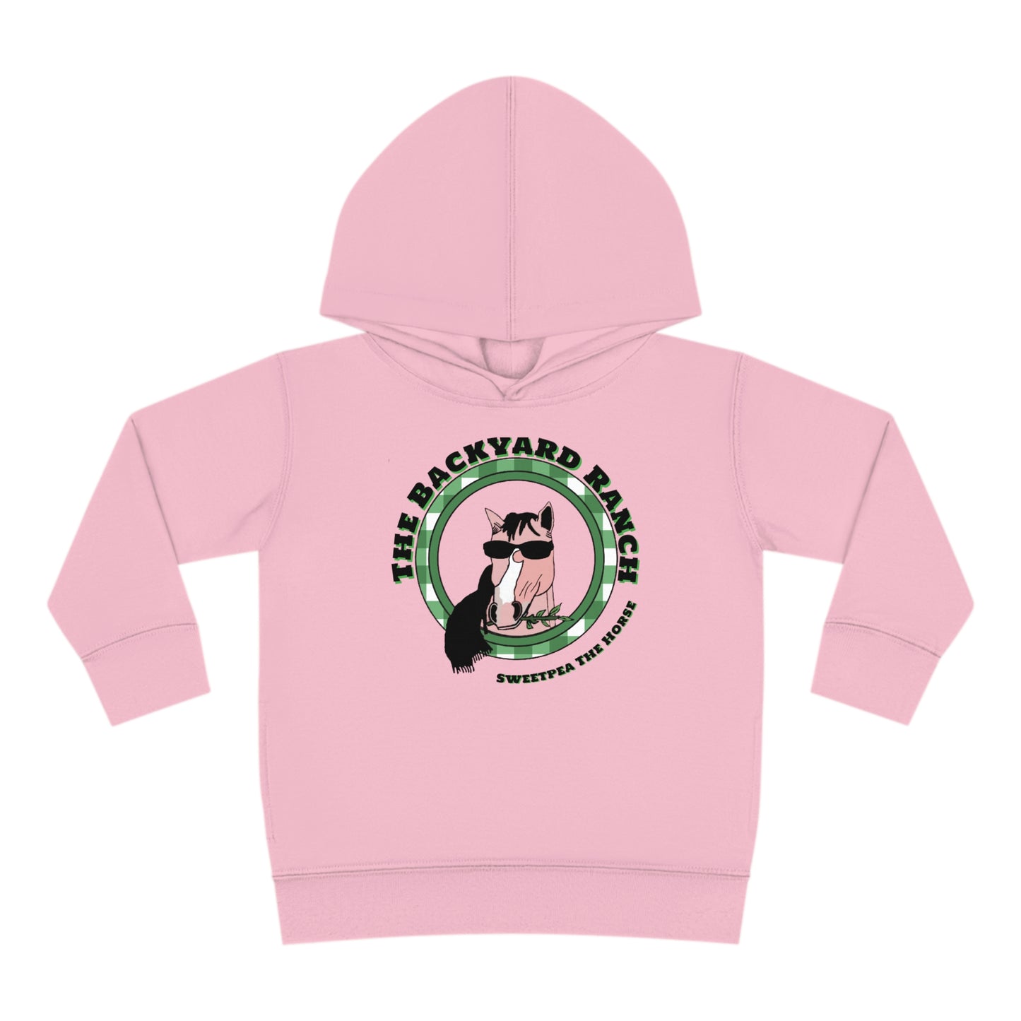 Sweet Pea The Horse  Toddler Pullover Fleece Hoodie